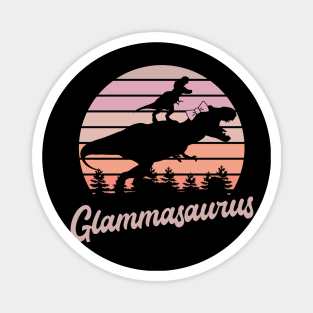 Glammasaurus T-Rex Dinosaur Magnet